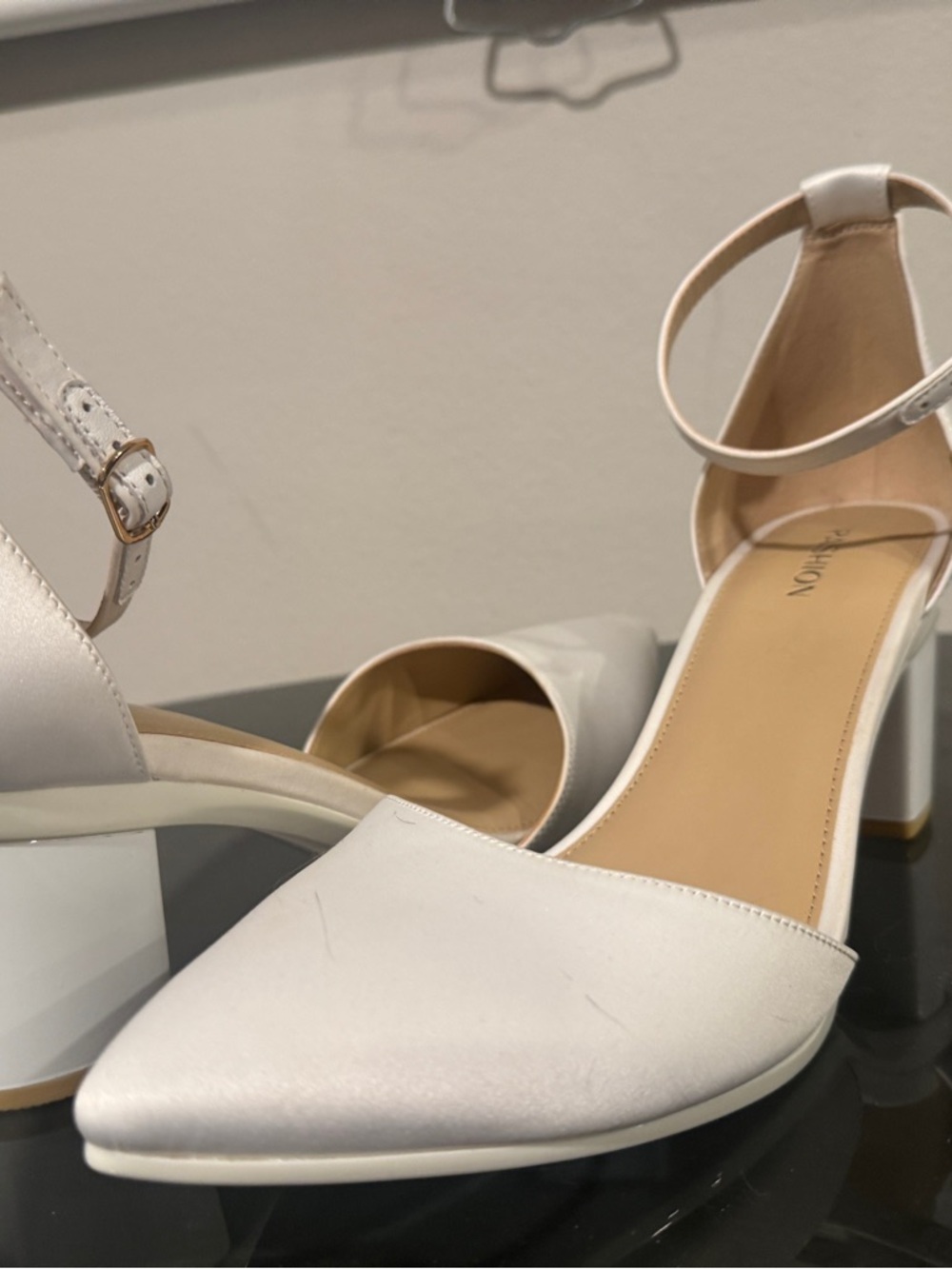 Pashion Footwear White Heels